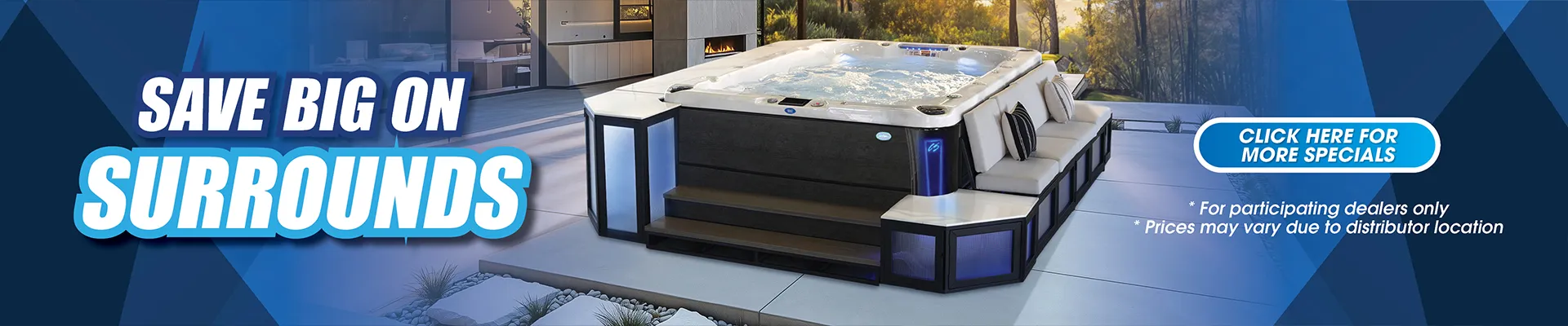 Calspas hot tub being used in a family setting - Canton