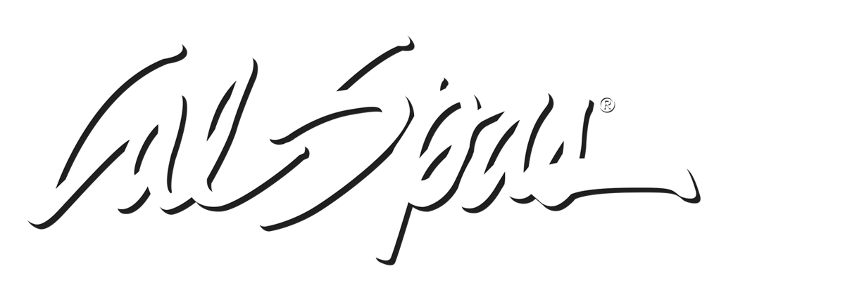 Calspas White logo hot tubs spas for sale Canton